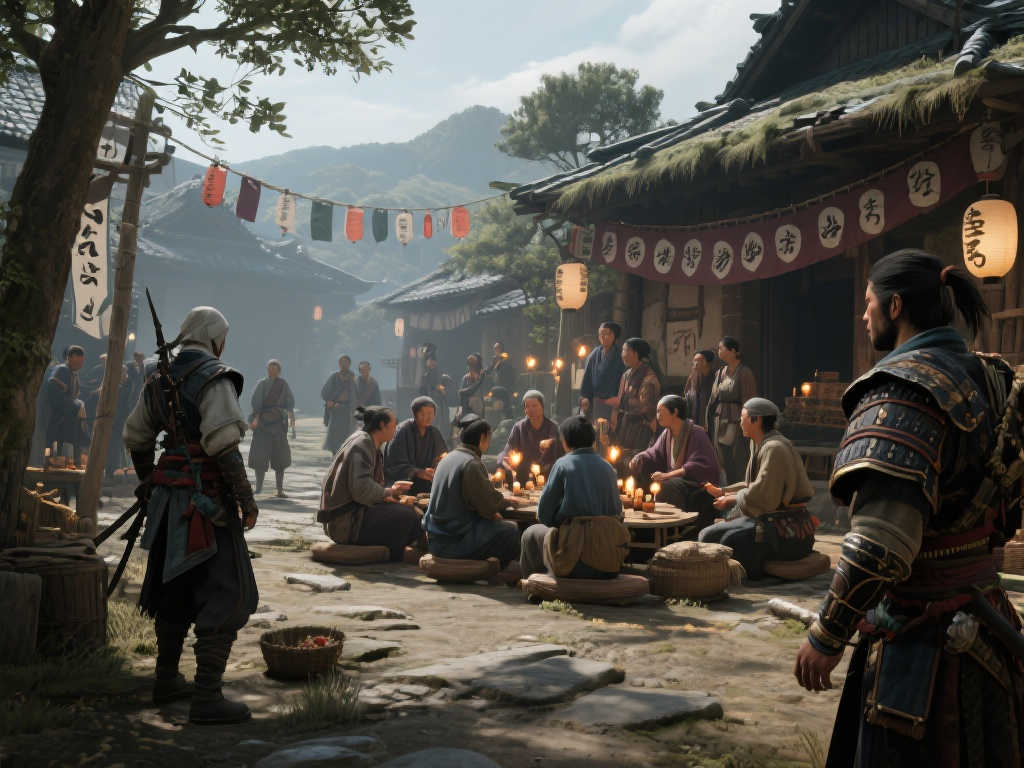 虚实难辨！《刺客信条：影》游戏画面与现实场景惊人对比